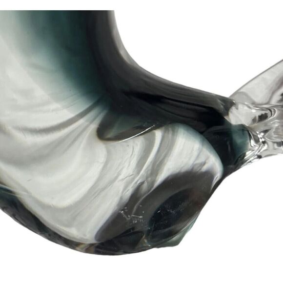 Seal W/Ball Heavy Hand Made Glass Heavy Duty Ocean Paperweight Gift Office Work - Picture 12 of 15